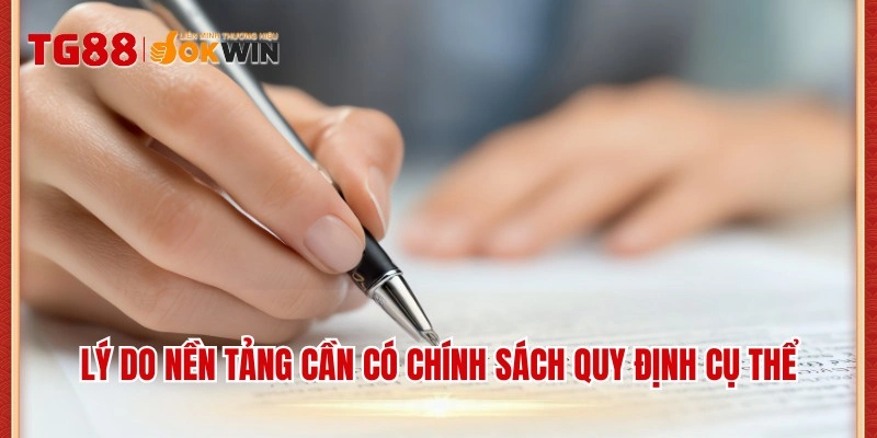 Lý do nền tảng cần có chính sách quy định cụ thể